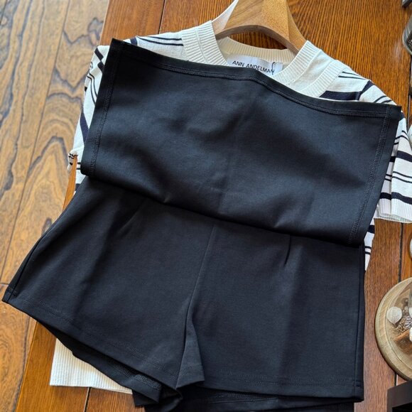 ANN ANDELMAN Women's Mini Skirt - Size S, Black, Chic & Stylish for Daily Wear - Picture 5 of 9